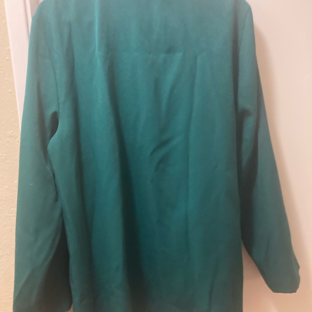 Dark green blazer light weight - Picture 3 of 4